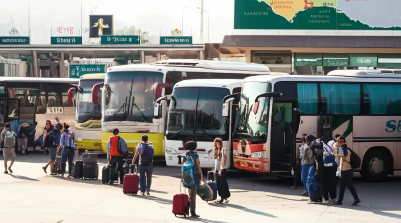 Crossing Borders and Regional Connections: Overland Border Crossings to Thailand, Vietnam, Cambodia and International Bus Services