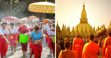 Festivals and Cultural Highlights by Season: Don’t-Miss Events Like Pi Mai (Lao New Year) and That Luang Festival