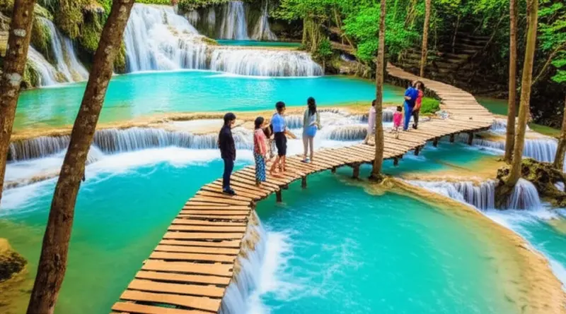 What to expect at Kuang Si Falls: trails, pools, facilities, and accessibility for families and hikers