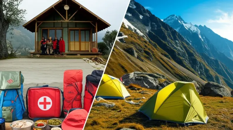 What to expect on multi-day treks — accommodation (homestays vs camps), food, local culture, and safety tips