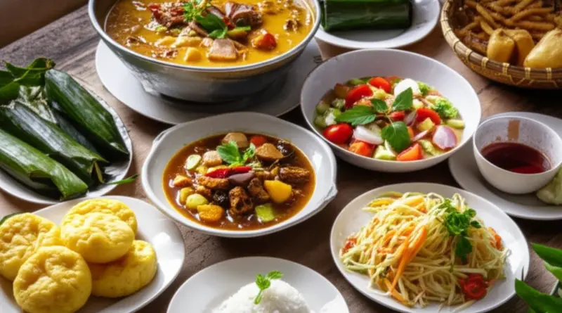 Must-try signature dishes in Luang Prabang: Or Lam, Khao Soi, Mok Pa, Tam Mak Hoong, and breakfast favorites