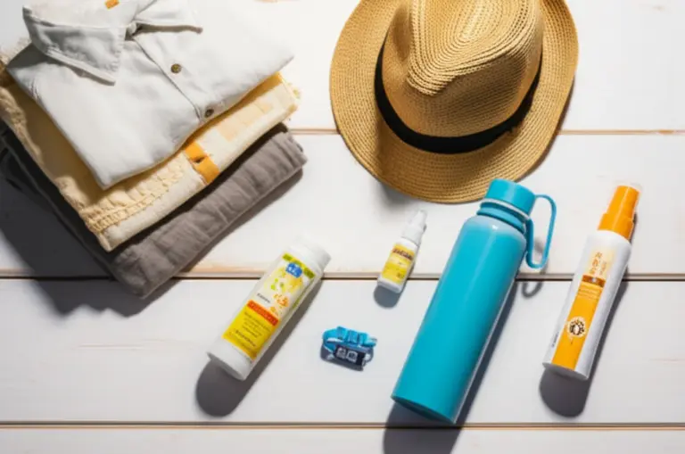 Packing Essentials for Hot-Season Travel in Laos: Clothing, Sun Protection, and Hydration Gear (breathable fabrics, high-SPF, refillable water systems, and insect precautions)