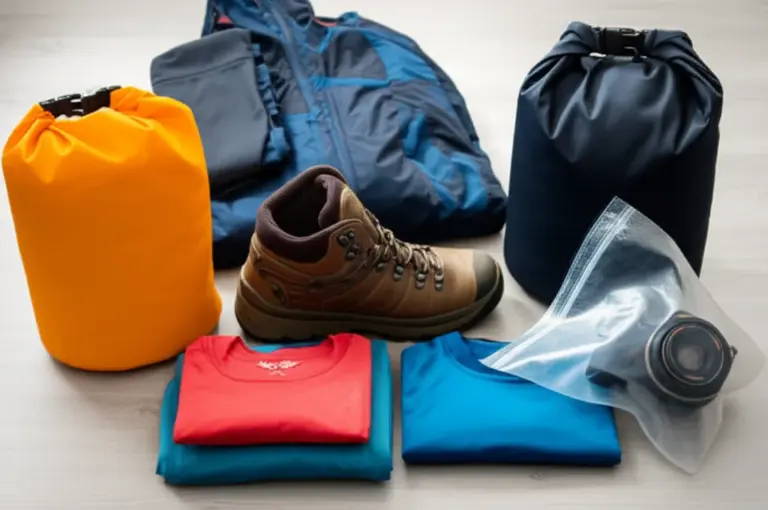 Preparing for the Rainy Season: Waterproofing, Footwear, and Electronics Protection (quick-dry layers, waterproof shoes, dry bags, and moisture control for gadgets)
