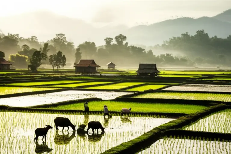 What is The Living Land Company and why Luang Prabang is the perfect place for an authentic rice farming experience