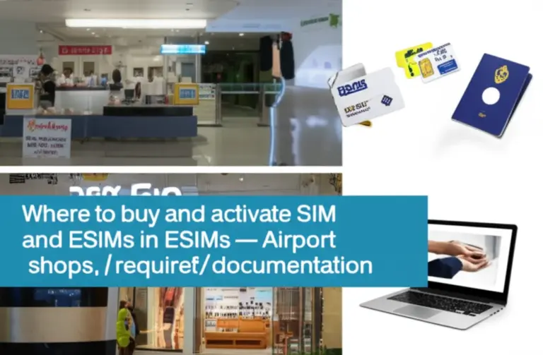 Where to Buy and Activate SIM Cards and eSIMs in Laos — airports, city stores, online vendors, and required ID/documentation