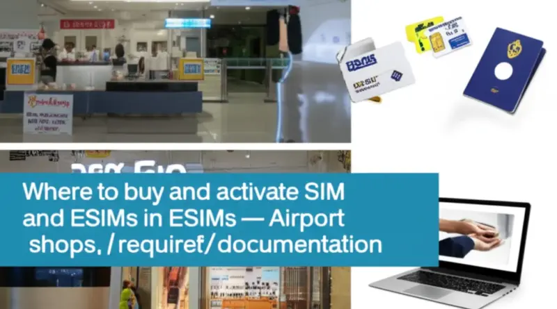 Where to Buy and Activate SIM Cards and eSIMs in Laos — airports, city stores, online vendors, and required ID/documentation