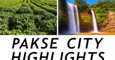 Day-by-Day Detailed Itinerary: Pakse City Highlights, Bolaven Waterfalls, Coffee Plantations, and Tad Fane/Tad Yuang Routes