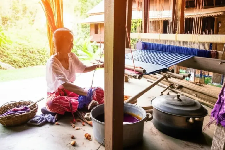 Handicraft Villages Around Luang Prabang: A Traveler’s Guide to Weaving, Natural Dyeing, and Traditional Silverwork
