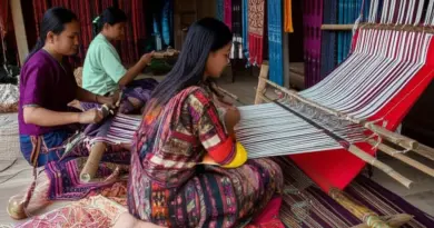 Traditional Weaving in Luang Prabang Villages: Techniques, Materials, and Meaning Behind Patterns (silk, cotton, ikat, Lao motifs)