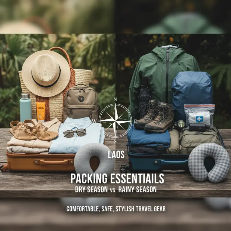 What to Pack for Laos: Ultimate Dry Season vs Rainy Season Checklist for Comfortable, Safe, and Stylish Travel