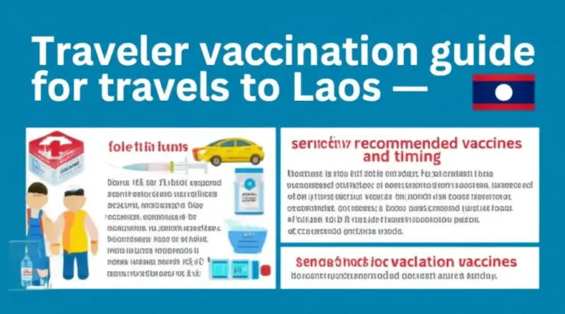 When to Get Vaccinated and Which Vaccines Are Recommended for Travel to Laos