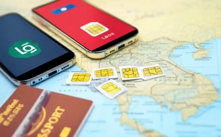 Which mobile networks operate in Laos and how to choose the best SIM for travel or long stays