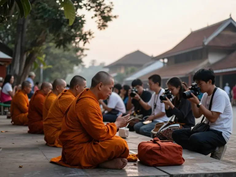 Alms Giving in Luang Prabang: Respectful Participation Tips for Visitors and Photographers