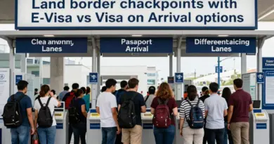 Border crossing points and regulations: which land borders accept e‑visas versus visa on arrival