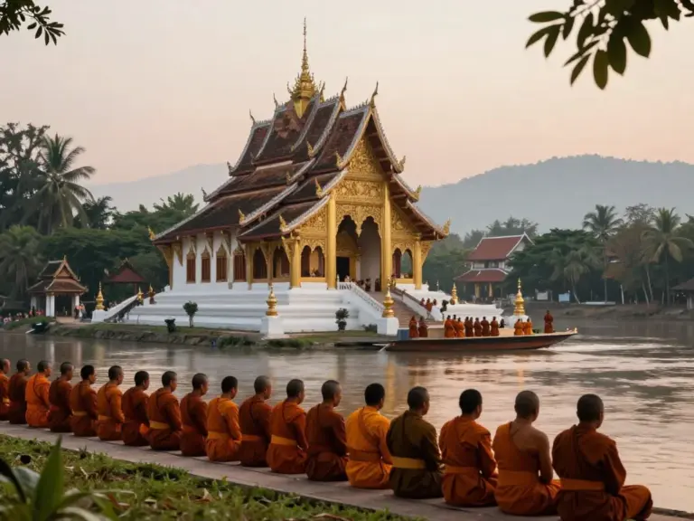 Day 1 — Explore Luang Prabang’s Top Temples: Morning Alms, Wat Xieng Thong & Cultural Tips for Visitors