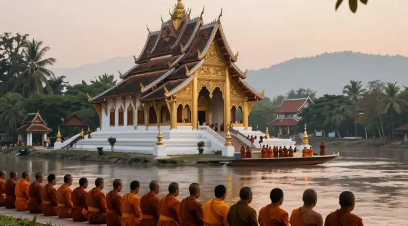 Day 1 — Explore Luang Prabang’s Top Temples: Morning Alms, Wat Xieng Thong & Cultural Tips for Visitors