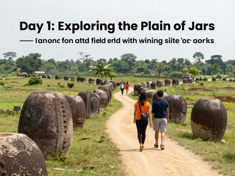 Day 1 — Exploring the Plain of Jars: Site Routes, Local Guides, Entrance Fees, and Photography Spots
