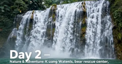 Day 2 — Nature & Adventure: Kuang Si Waterfalls, Bear Rescue Centre, and Best Hiking Routes & Practical Transport Advice