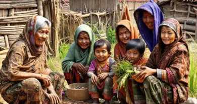 Everyday Village Life and Social Structure — family roles, kinship, community leadership, and seasonal rhythms of work and celebration