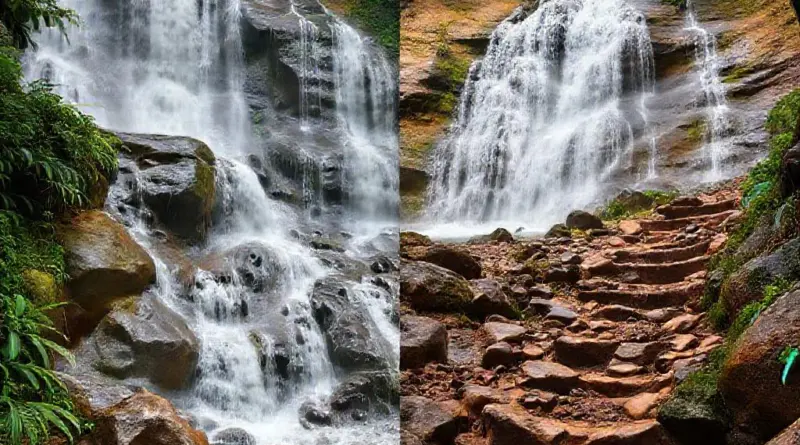 How seasonal weather affects waterfall flow, trekking conditions, and safety (rainy vs dry season)