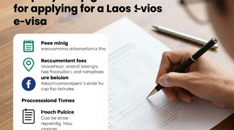 How to apply for a Laos e‑visa step‑by‑step (required documents, fees, processing times, and troubleshooting)