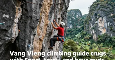 Top Crags and Route Grades in Vang Vieng: Where to Climb for Sport, Trad, and Bouldering