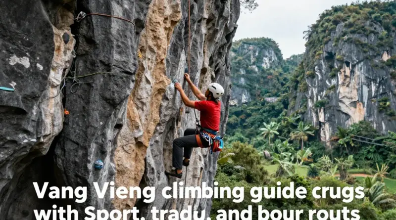 Top Crags and Route Grades in Vang Vieng: Where to Climb for Sport, Trad, and Bouldering