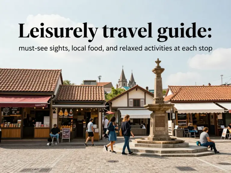 Top Experiences and Local Insights for Each Stop: What to See, Eat, and Do Without Rushing