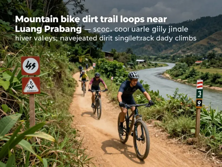 Top MTB Dirt Loops Near Luang Prabang: Detailed Route Descriptions, Difficulty Levels, and Estimated Ride Times