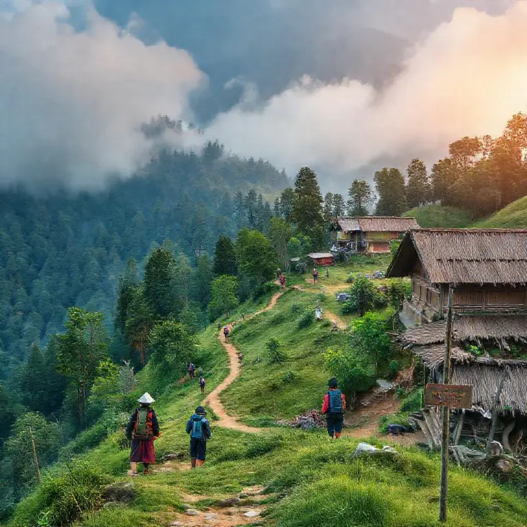 What to Expect on the Trek: Typical Routes, Daily Itineraries, Accommodation Types, and Interaction with Khmu, Akha, and Lanten Communities