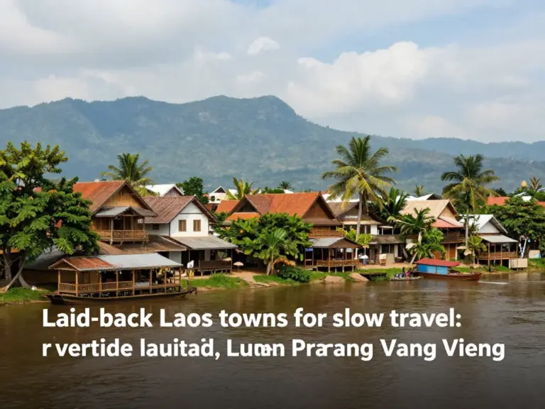 Best Laos towns for lazy days: Vientiane, Luang Prabang, Vang Vieng — what each town offers for slow travel and riverside charm