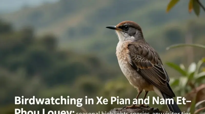 Birdwatching in Xe Pian and Nam Et–Phou Louey: Best Seasons, Top Species, and Practical Guides for Visitors