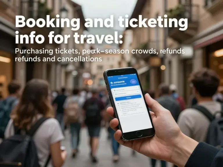 Booking, tickets, and seasonal tips: where to buy tickets, peak-season changes, refunds/cancellations, and safety considerations