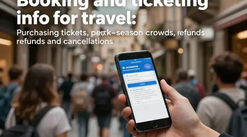 Booking, tickets, and seasonal tips: where to buy tickets, peak-season changes, refunds/cancellations, and safety considerations