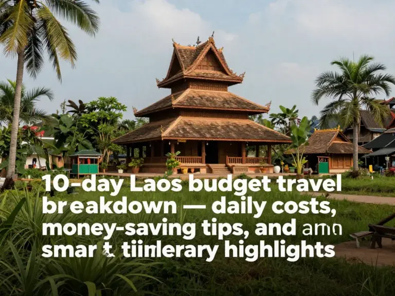 Budget Breakdown for 10 Days in Laos: Daily Costs, Where to Save, and Smart Itinerary Tips