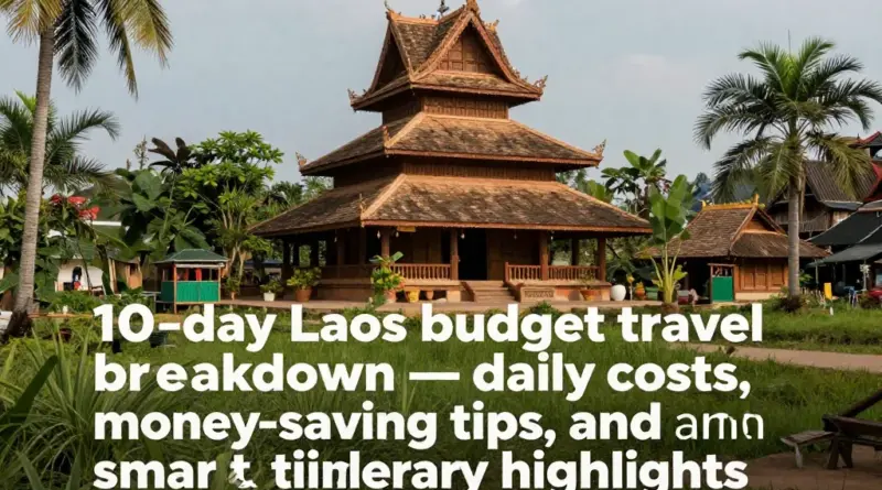 Budget Breakdown for 10 Days in Laos: Daily Costs, Where to Save, and Smart Itinerary Tips
