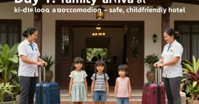 Day 1 — Arrival, Kid-Friendly Accommodation, and Safety Tips for Traveling in Laos with Children
