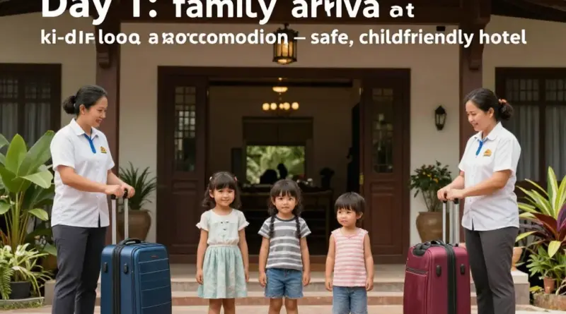Day 1 — Arrival, Kid-Friendly Accommodation, and Safety Tips for Traveling in Laos with Children