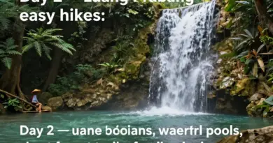 Day 2 — Easy Hikes Near Luang Prabang: Waterfall Pools, Short Trails, and Family Picnic Spots