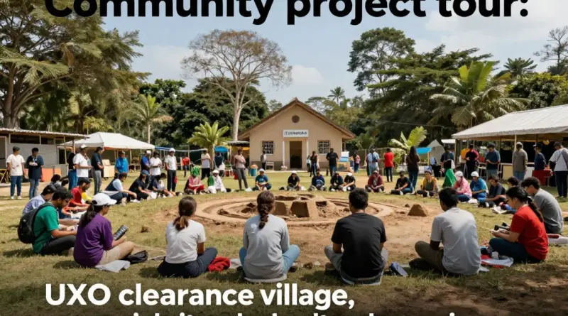 Exploring surrounding sites and community projects: UXO clearance villages, memorials, and cultural experiences