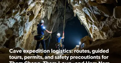 Getting to the Caves: Routes, Guided Tours, Permits, and Safety Precautions for Tham Chang, Tham Loup, and Tham Nam