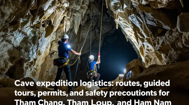 Getting to the Caves: Routes, Guided Tours, Permits, and Safety Precautions for Tham Chang, Tham Loup, and Tham Nam