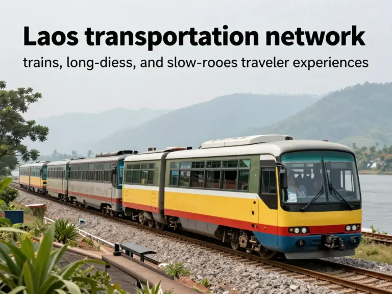 How Laos’ transport network works: routes, schedules, and what to expect on trains, long-distance buses, and slow boats