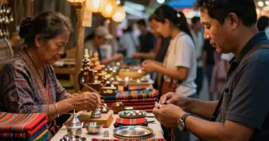 How to Identify Authentic Handicrafts and Fair Sellers at Lao Night Markets