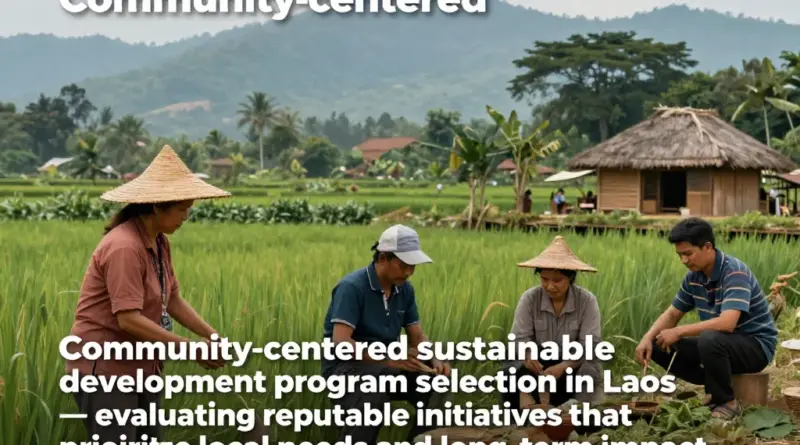 How to evaluate and choose reputable programs in Laos that prioritize community needs and sustainable impact
