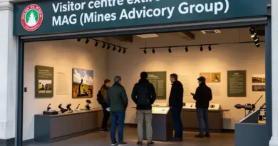 How to visit the MAG (Mines Advisory Group) Visitor Centre: hours, exhibits, and guided tour expectations