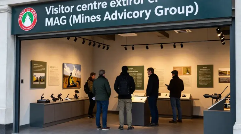How to visit the MAG (Mines Advisory Group) Visitor Centre: hours, exhibits, and guided tour expectations