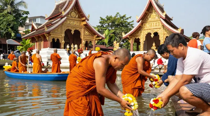 Lao New Year (Pi Mai) in Luang Prabang: Water Rituals, Parades, and How to Experience Them Authentically