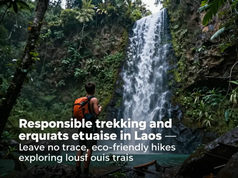 Leave No Trace in Laos: Essential Trekking and Waterfall Etiquette for Responsible Travelers