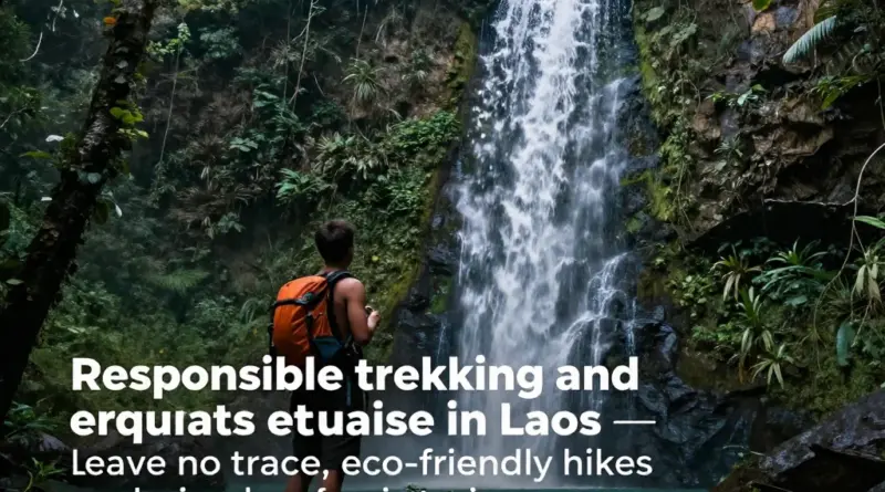 Leave No Trace in Laos: Essential Trekking and Waterfall Etiquette for Responsible Travelers